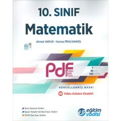 10.Sınıf Matematik PDF Video Anlatım Destekli Eğitim Vadisi Yayınları