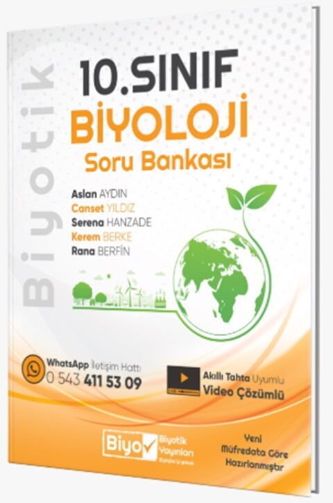 10. Sınıf Biyoloji Biyotik Soru Bankası Biyotik Yayınları