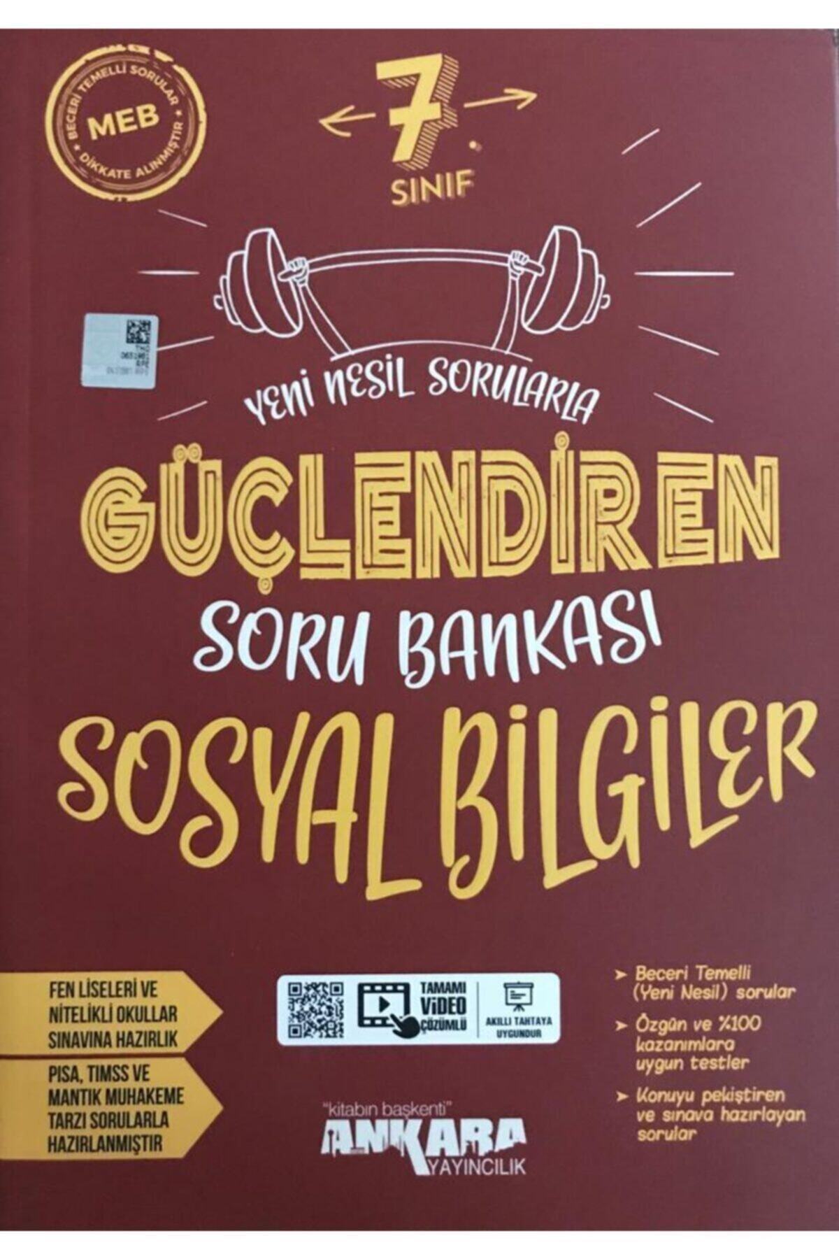ANKARA YAYINCILIK7. SINIF YENİ NESİL SORULARLA GÜÇLENDİREN SORU BANKASI