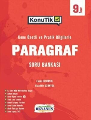 9.Sınıf KonuTik Paragraf Soru Bankası Okyanus Yayıncılık