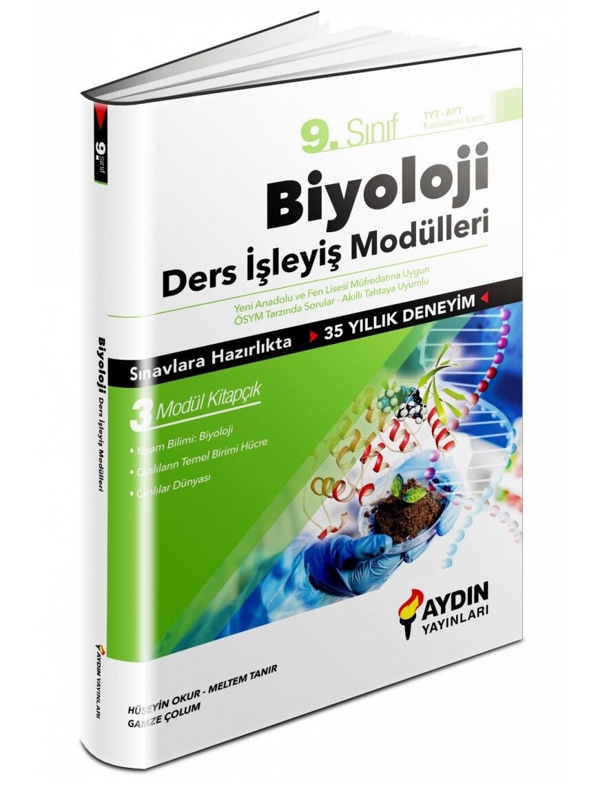 9.Sınıf Biyoloji Ders İşleyiş Modülleri Aydın Yayınları