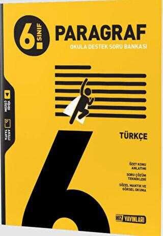 Hız Yayınları 6. Sınıf Türkçe Paragraf Soru Bankası