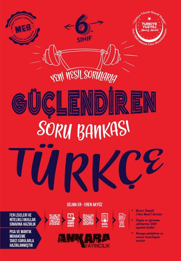6. Sınıf Güçlendiren Türkçe Soru Bankası Ankara Yayıncılık