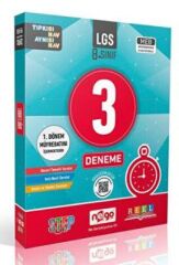 Nego Yayınları 8. Sınıf LGS 3 Lü Paket Deneme Kitabı 1.Dönem