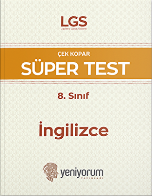 LGS Çek Kopar Süper Test 8. Sınıf İngilizce