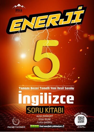 5. Sınıf İngilizce Enerji Soru Kitabı Palme Yayınevi