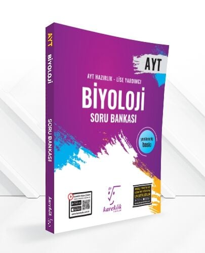 AYT Biyoloji Soru Bankası Karekök Yayınları