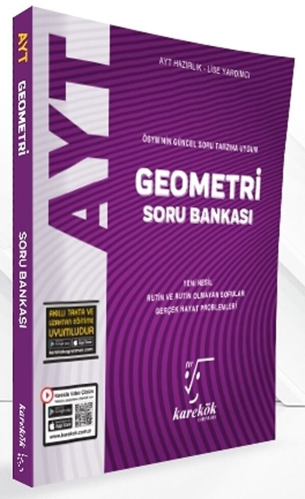 AYT Geometri Soru Bankası Karekök Yayınları