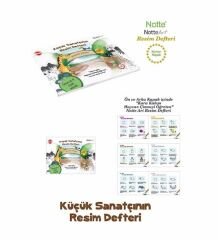 NOTTE KÜÇÜK SANATÇININ RESİM DEFTERİ. 40 SAYFA C5 80 GR 40 SAYFA