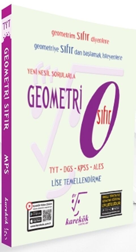 TYT-DGS-KPSS-ALES Geometri Sıfır Karekök Yayınları