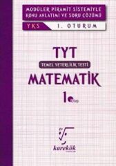 YKS TYT Matematik 1. Kitap 1. Oturum Karekök Yayıncılık