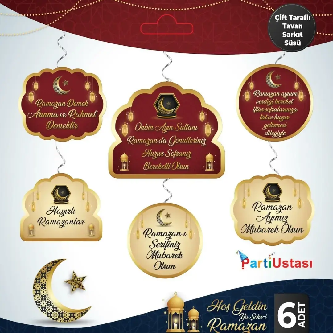 ramazan tavan sarkıtma süsü