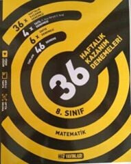 8.Sınıf LGS Matematik 36 Haftalık Kazanım Denemeleri Hız Yayınları