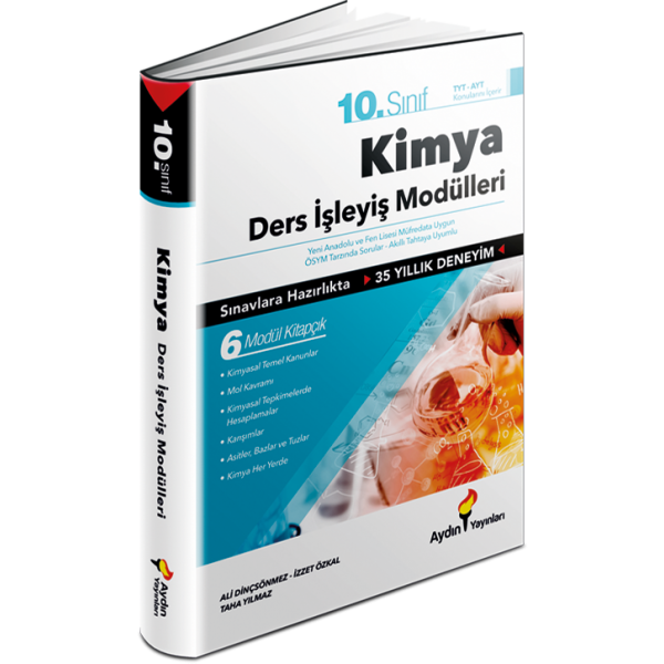 Aydın yayınları Kimya Ders İşleyiş Modülleri 10.Sınıf