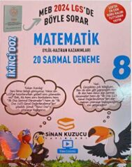 2024 LGS Matematik Sarmal Branş Denemesi İkinci Doz Sinan Kuzucu Yayınları
