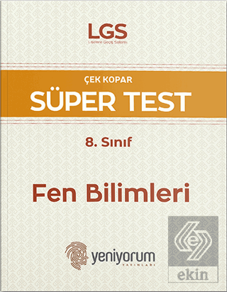 LGS 8. Sınıf Fen Bilimleri Tarihi Çek Kopar Süper Test Yeni Yorum Yayınları