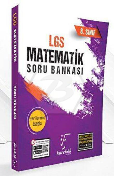 8. Sınıf LGS Matematik Soru Bankası Karekök Yayınları