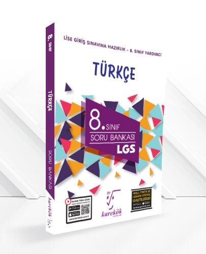 8. Sınıf LGS Türkçe Soru Bankası Karekök Yayınları