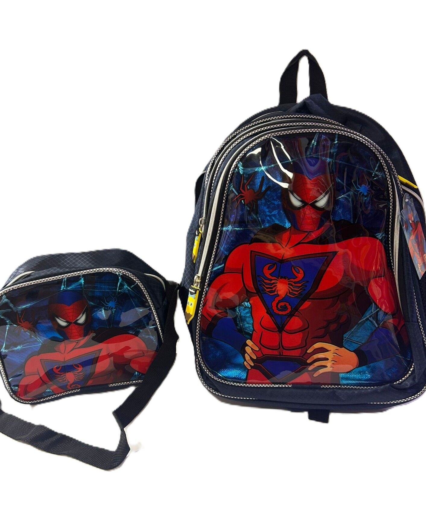 Örümcek Adam Desenli Erkek Çocuk Okul Çantası ve Beslenme Çantası Seti