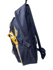 RELAXION Kore Tarzı Çocuk Sırt Çantası – Lacivert & Bej