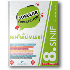 PRUVA 8.SINIF FEN  BİLİMLERİ SORU BANKASI -SORULAR KONUŞUYOR