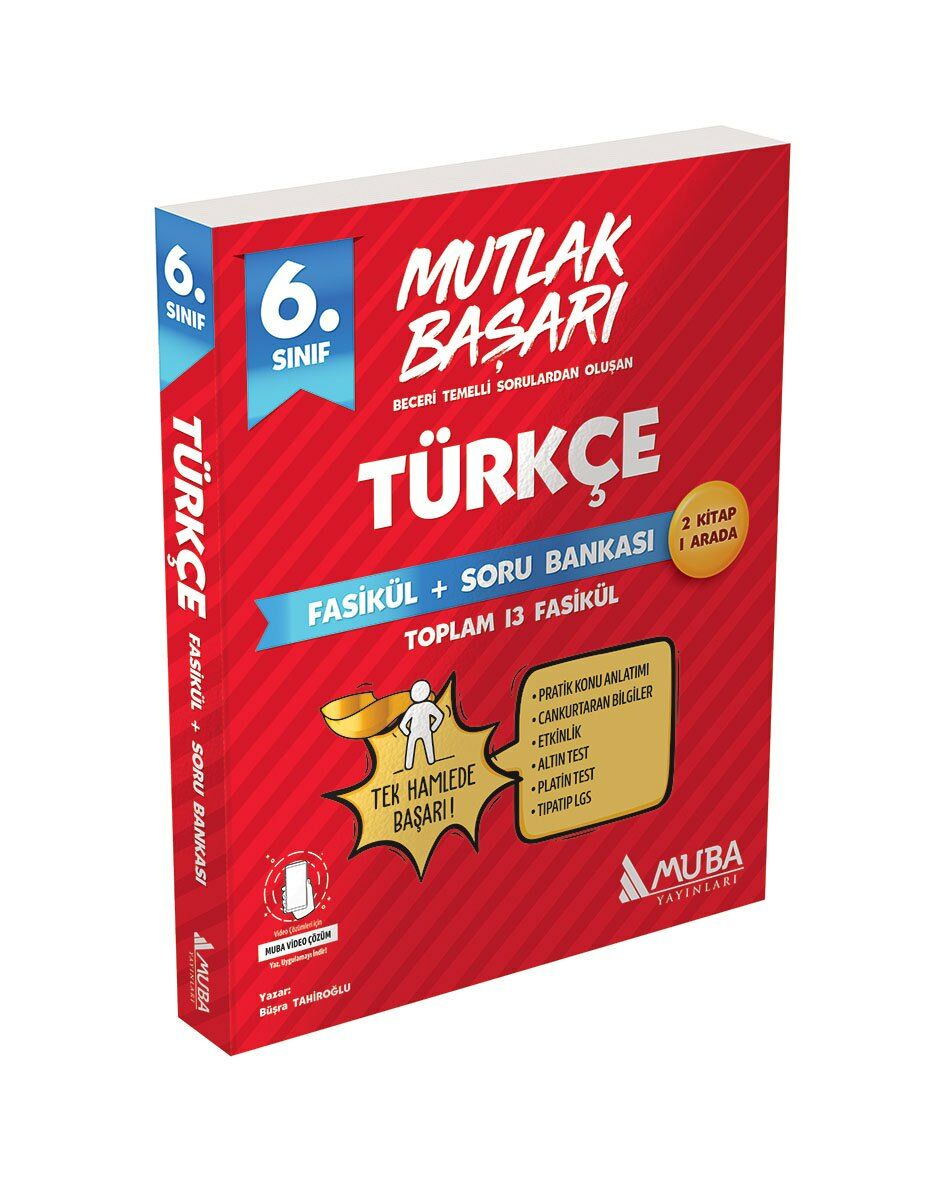 MUBA YAYINLARI 6. SINIF MATEMATİK MUTLAK BAŞARI FASİKÜL SORU BANKASI