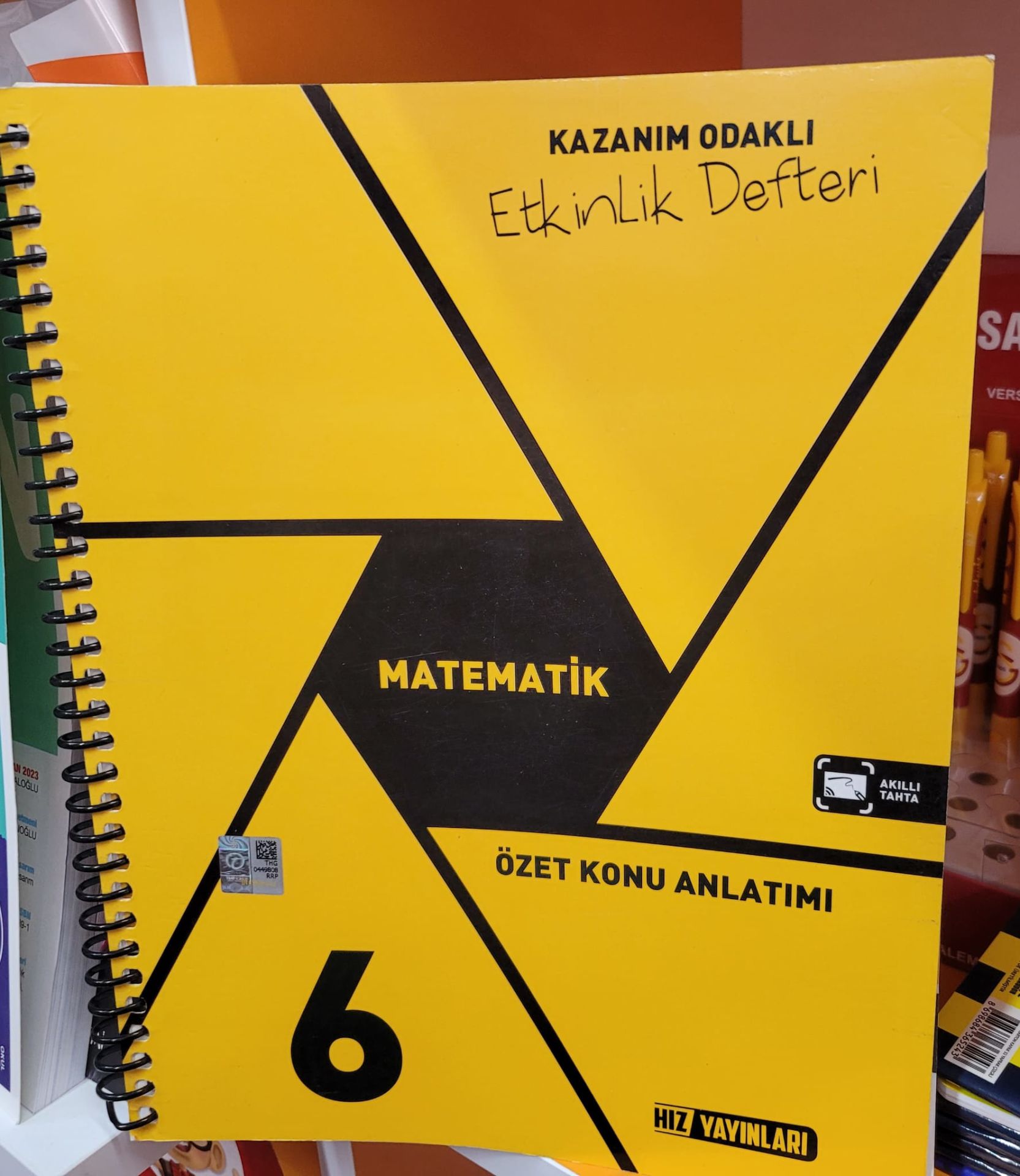 6. Sınıf Matematik Etkinlik Defteri hız yayınları