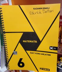 6. Sınıf Matematik Etkinlik Defteri hız yayınları