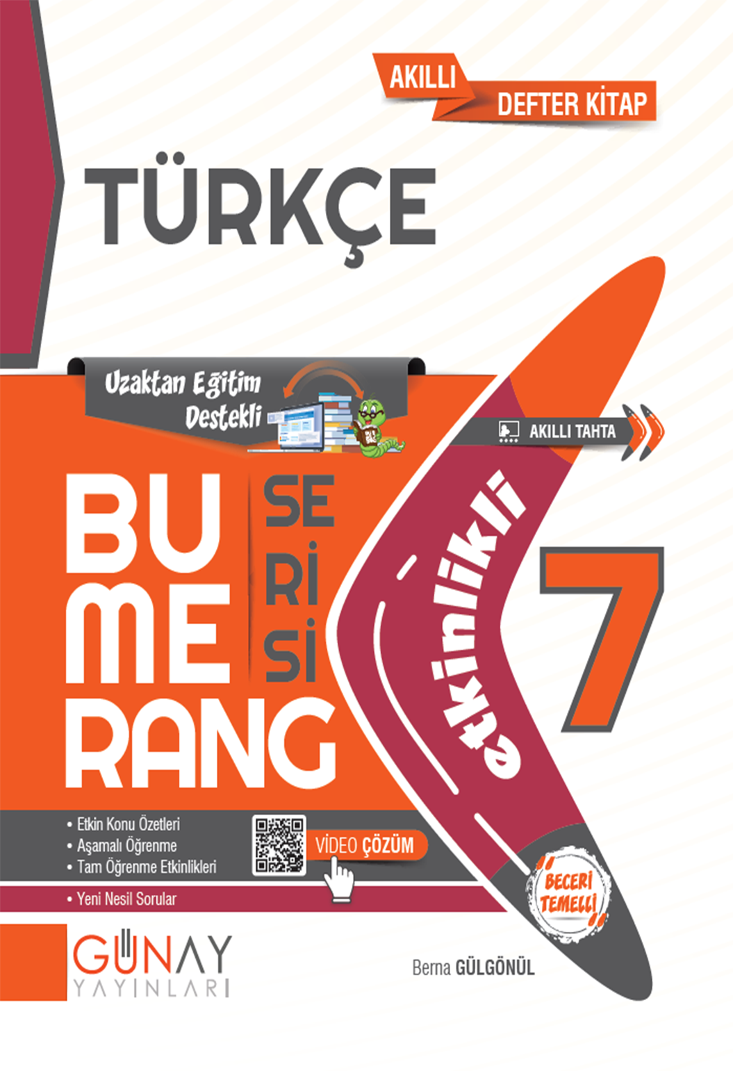 GÜNAY 7.SINIF TÜRKÇE BUMERANG ETKİNLİKLİ SORU BANKASI