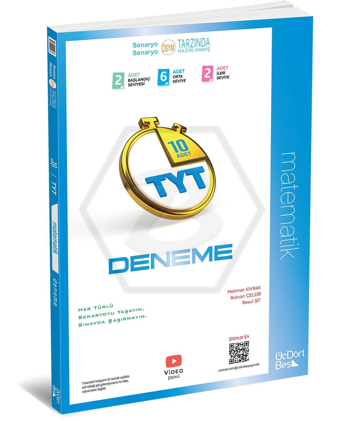 2026 TYT Matematik 10`lu Deneme ÜçDörtBeş Yayınları