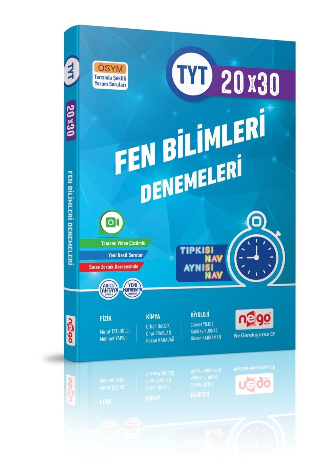 TYT FEN BİLİMLERİ BRANŞ DENEME NEGO YAYINLARI