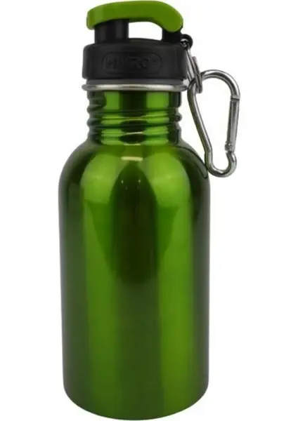 Mikro 2837 Unisex Mikro Çelik Matara 400 ml Yeşil