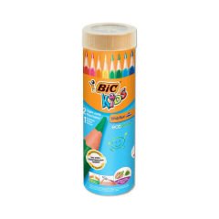 BİC EVOLiTION ÜÇGEN JUMBO KURU BOYA METAL TÜP 12+ 1