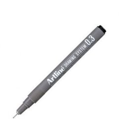 ARTLİNE ÇİZİM KALEMİ 233 SİYAH 0.3 MM