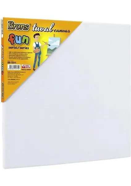 Brons Fun Serisi Tuval 20X20 cm