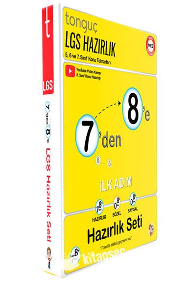 7`den 8`e Hazırlık Seti Tonguç Akademi