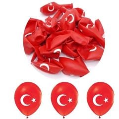 Ayyıldız Baskılı Balon 20 Li
