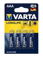 Varta Longlife Extra Ekonomik Alkalin Seri İnce Pil - AAA 4'lü