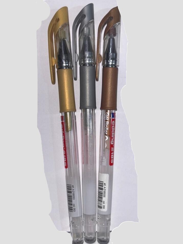 Edding jelly Bakır Gümüş Altın 3'lü set
