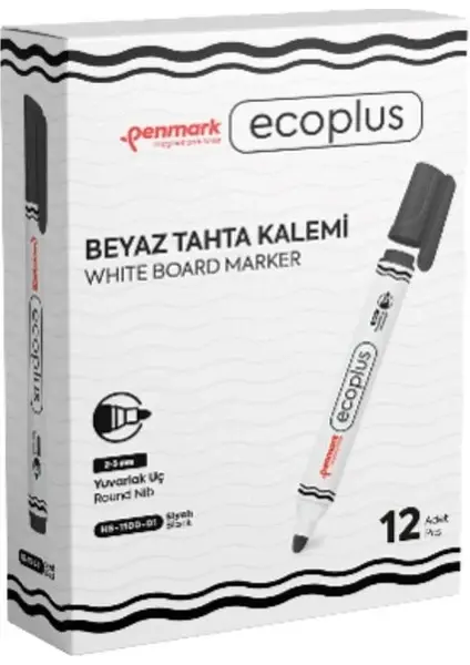 Penmark Tahta Kalemi 12ECOPLUS siyah