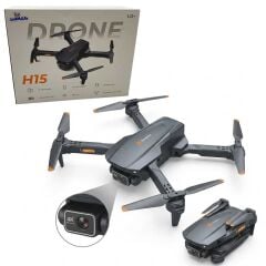 SAMATLI H15 DRONE KUMANDALI 4K HD KAMERA 360 DERECE DÖNÜŞ KATLANABİLİR 14+