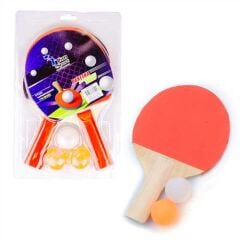 CAN SPORT RAKET BSR-509 MASA TENİSİ SETİ İKİLİ 3 TOPLU