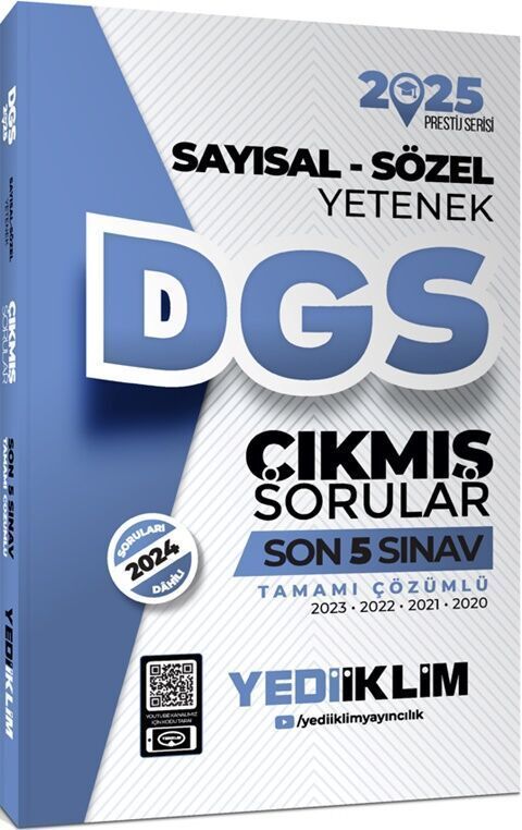YEDİİKLİM YAYINLARI DGS ÇIKMIŞ SORULAR