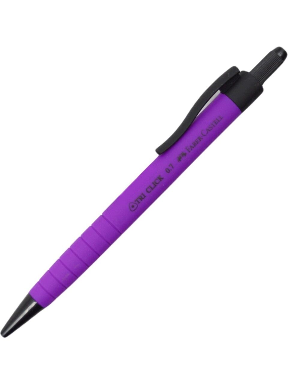 Faber-Castell Tri Click Kauçuk Kaplama Versatil Uçlu Kalem 0.7 17189 Mor