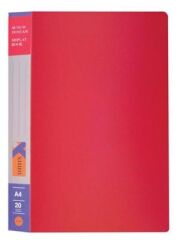 Umix A4 Standart Sunum Dosyası 10''lu Siyah- Kırmızı