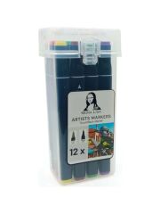 Südor Mona Lisa Touchblack Marker 12 Renk