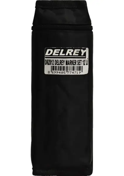 Del Rey Twin Marker Çift Uçlu Marker Seti 12 Renk