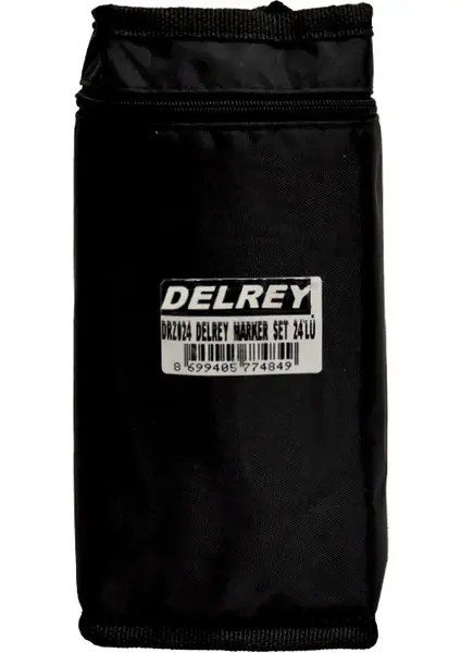 Del Rey Twin Marker Çift Uçlu Marker Seti 24 Renk
