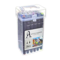 MONALİSA TOUCHBLACK MARKER ÇİFT TARAFLI 24 RENK TM1-24 PP KUTU