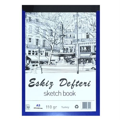 Mcolor Eskiz Defterı A3 Dikişli 110 gr 50 Yaprak